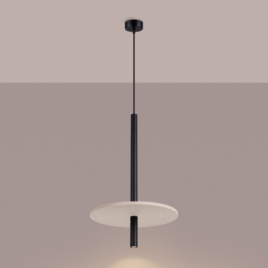Pendelleuchte an Kabel FELTRO 1xG9/8W/230V schwarz/creme