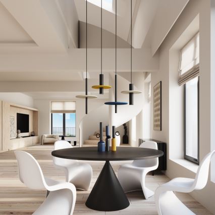 Pendelleuchte an Kabel FELTRO 1xG9/8W/230V schwarz/creme