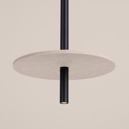 Pendelleuchte an Kabel FELTRO 1xG9/8W/230V schwarz/creme