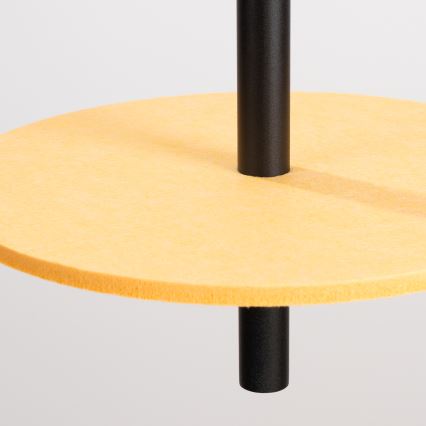 Pendelleuchte FELTRO mit Kabelaufhängung, 1xG9/8W/230V, schwarz/gelb