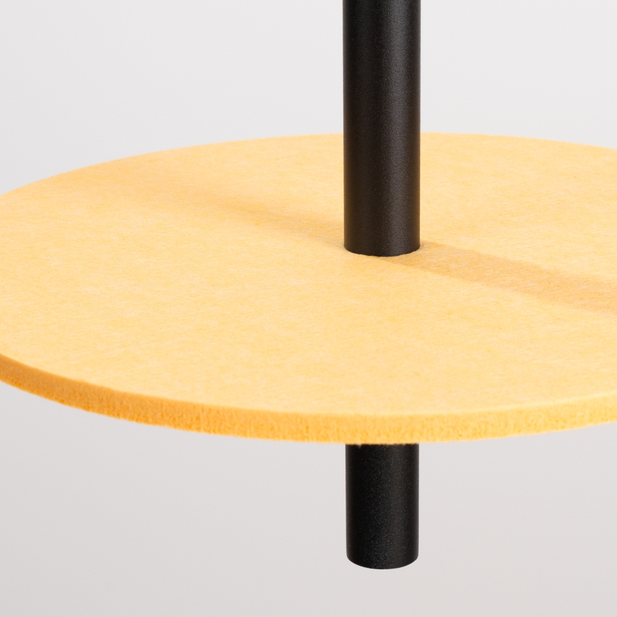 Pendelleuchte FELTRO mit Kabelaufhängung, 1xG9/8W/230V, schwarz/gelb