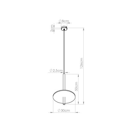 Pendelleuchte FELTRO mit Kabelaufhängung, 1xG9/8W/230V, schwarz/gelb