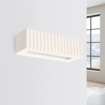 Wandleuchte RIGATA 1xE27/15W/230V Keramik/weiß