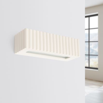 Wandleuchte RIGATA 1xE27/15W/230V Keramik/cremefarben