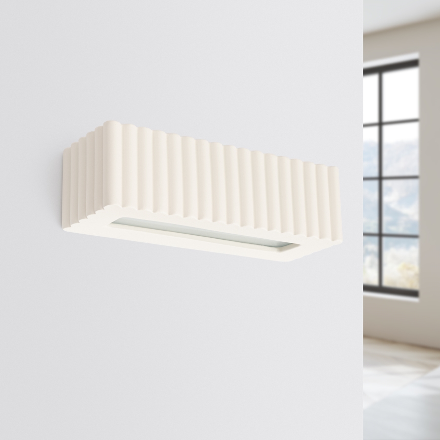 Wandleuchte RIGATA 1xE27/15W/230V Keramik/cremefarben