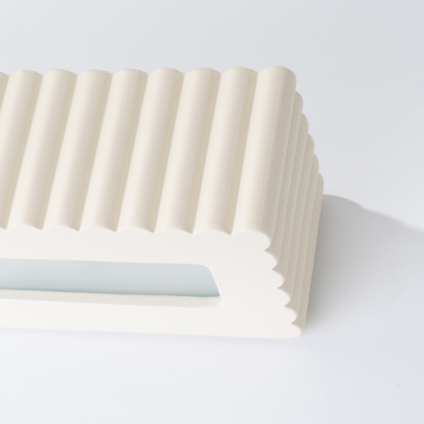 Wandleuchte RIGATA 1xE27/15W/230V Keramik/cremefarben