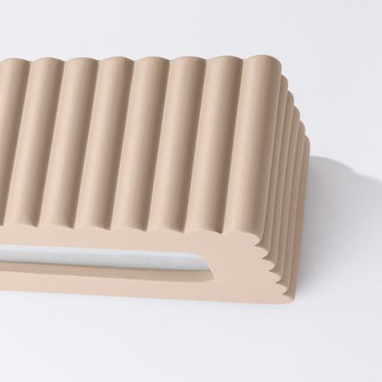 Wandleuchte RIGATA 1xE27/15W/230V Keramik/Taupe