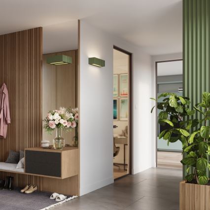 Wandleuchte RIGATA 1xE27/15W/230V Keramik/grün