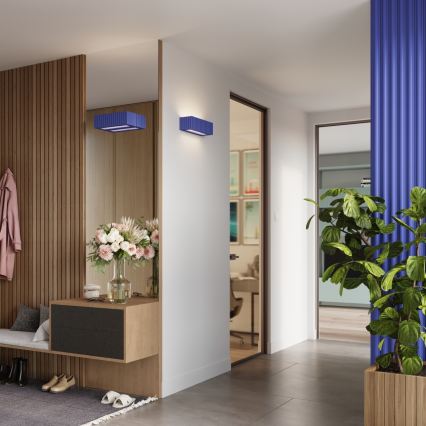 Wandleuchte RIGATA 1xE27/15W/230V Keramik/blau