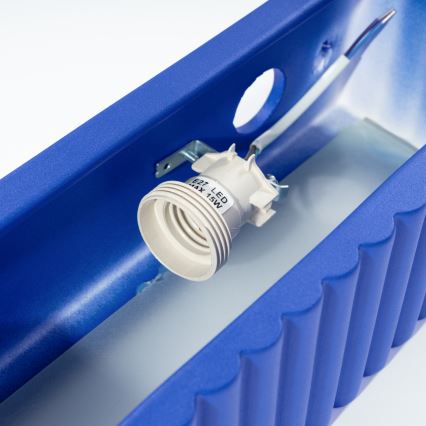 Wandleuchte RIGATA 1xE27/15W/230V Keramik/blau