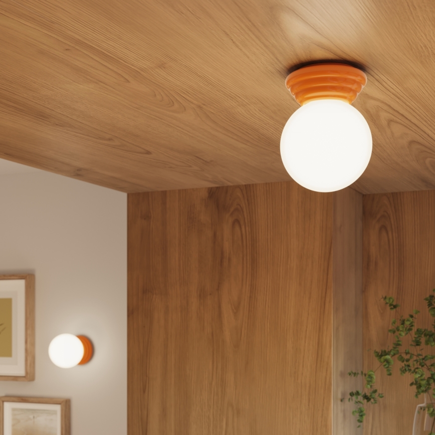 Badezimmer-Wandleuchte ZORI 1xG9/8W/230V IP44 orange