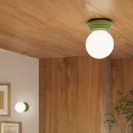 Badezimmer-Wandleuchte ZORI 1xG9/8W/230V IP44 grün