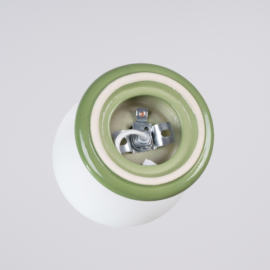 Badezimmer-Wandleuchte ZORI 1xG9/8W/230V IP44 grün