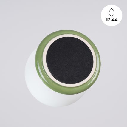 Badezimmer-Wandleuchte ZORI 1xG9/8W/230V IP44 grün