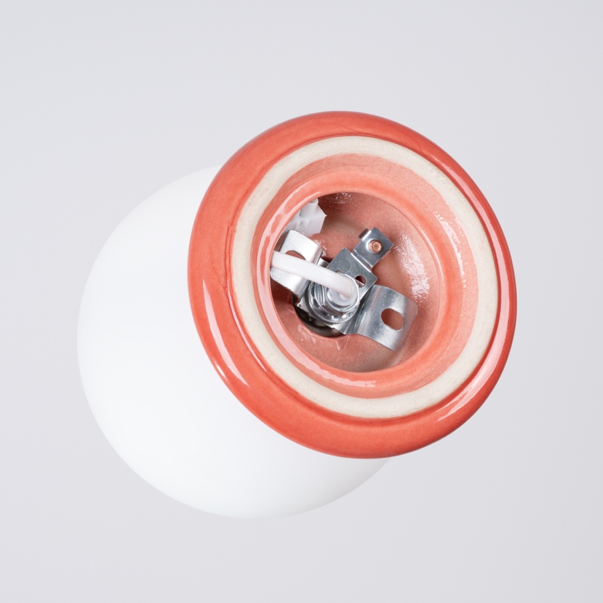 Badezimmer-Wandleuchte ZORI 1xG9/8W/230V IP44 rosa