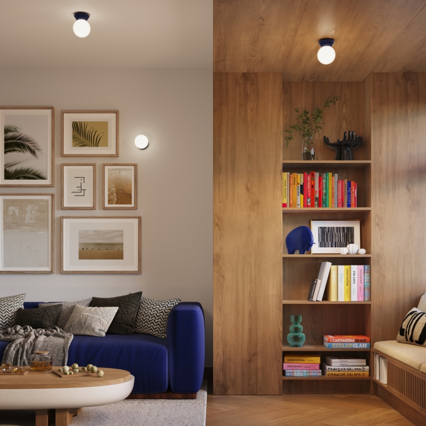 Badezimmer-Wandleuchte ZORI 1xG9/8W/230V IP44 blau