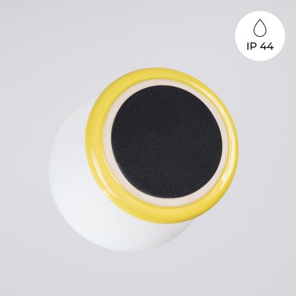 Badezimmer-Deckenleuchte ZORI, 1x G9/8W/230V, Ø 12 cm, IP44, Gelb