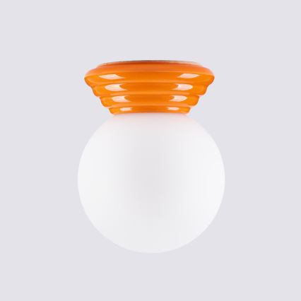 Badezimmer-Deckenleuchte ZORI 1xG9/8W/230V Ø 12 cm IP44 orange
