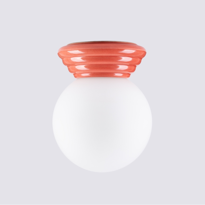 Badezimmer-Deckenleuchte ZORI 1xG9/8W/230V Ø 12 cm IP44 rosa