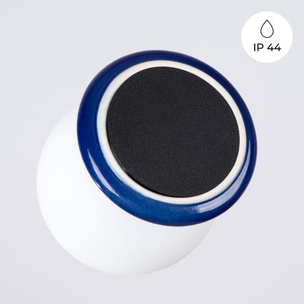 Deckenleuchte für Badezimmer ZORI 1xG9/8W/230V Ø 12 cm IP44 blau