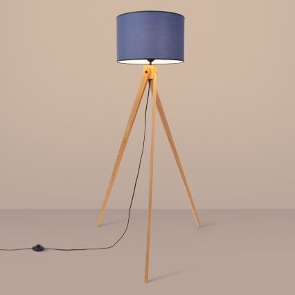 Stehleuchte NATT 1xE27/15W/230V blau