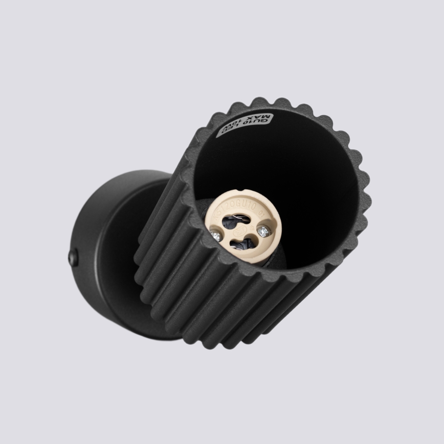 KARBON Spotleuchte 1x GU10/10W/230V, schwarz