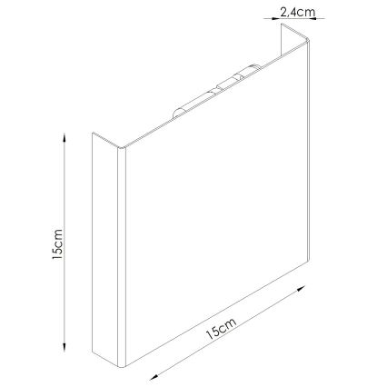 Wandleuchte VANTA 2xG9/8W/230V grün