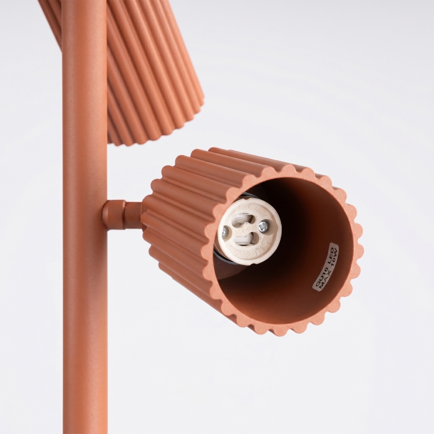 Stehlampe KARBON 3xGU10/10W/230V orange