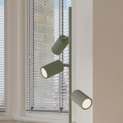 Stehleuchte KARBON 3xGU10/10W/230V grün