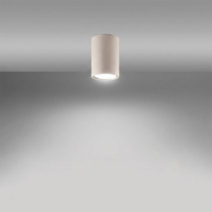 Spotleuchte LAGOS 1xGU10/10W/230V 10 cm cremefarben