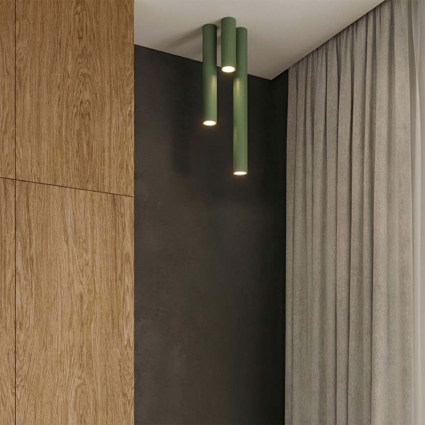 Spotleuchte LAGOS 1xGU10/10W/230V 10 cm grün