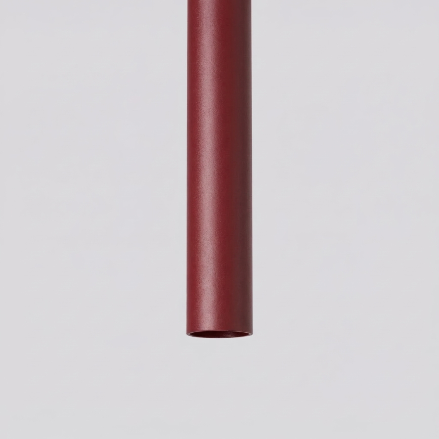 Pendelleuchte mit Kabel PASTELO 1xG9/8W/230V rot