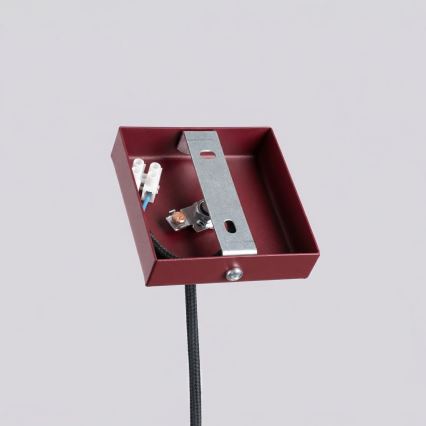 Pendelleuchte mit Kabel PASTELO 1xG9/8W/230V rot