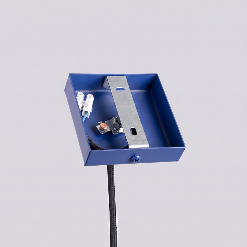 Pendelleuchte an Kabel PASTELO 1xG9/8W/230V blau