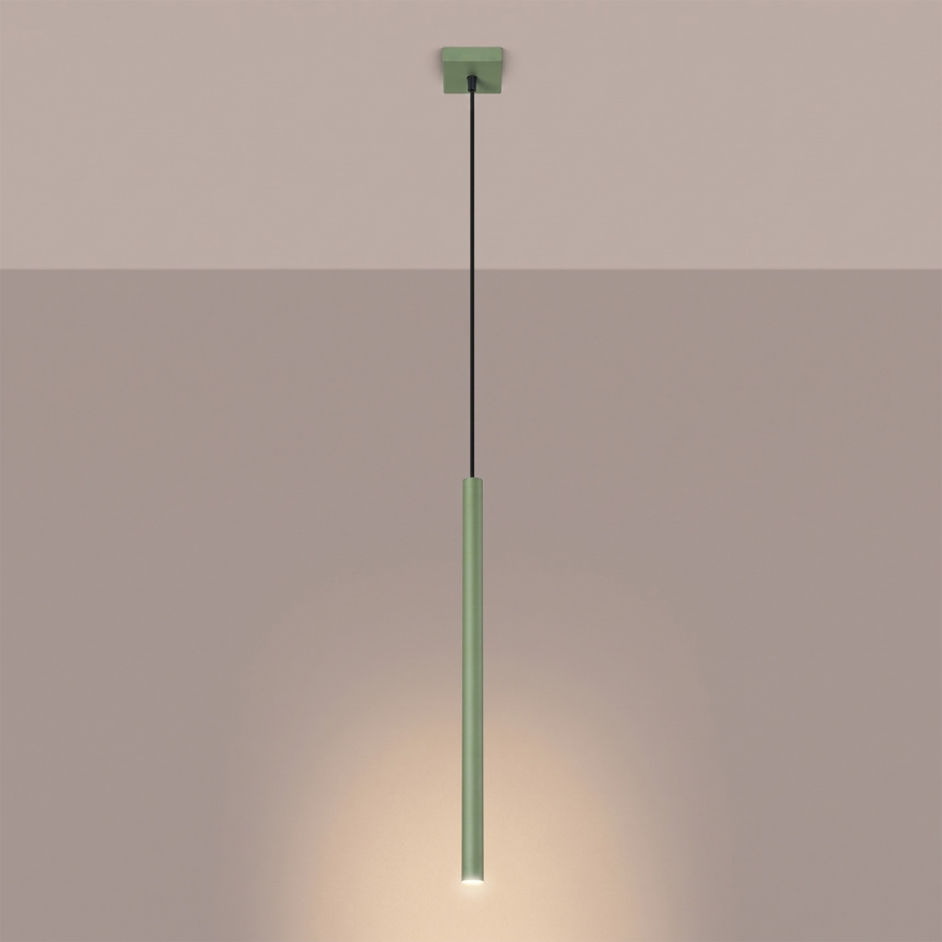 Pendelleuchte an Kabel PASTELO 1xG9/8W/230V grün