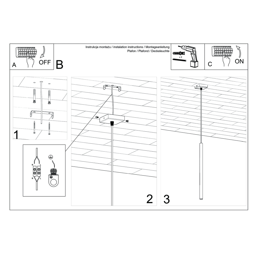 Pendelleuchte an Kabel PASTELO 1xG9/8W/230V grün