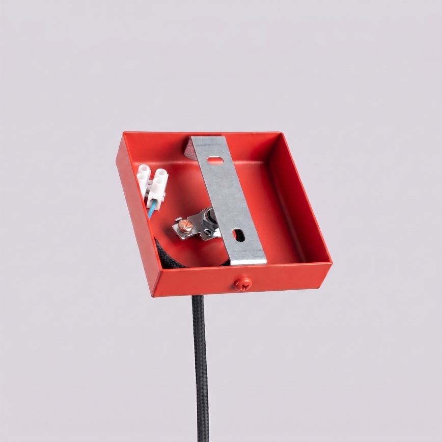 Hängeleuchte an Kabel PASTELO 1xG9/8W/230V rot