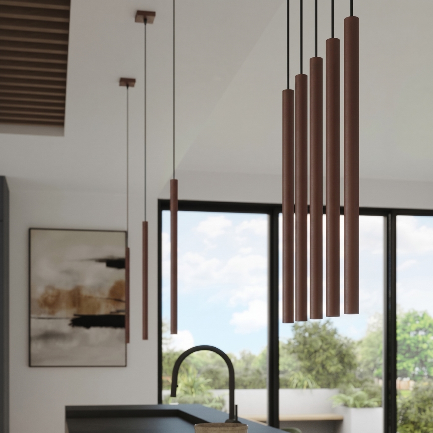 Hängeleuchte mit Kabel PASTELO 1xG9/8W/230V braun