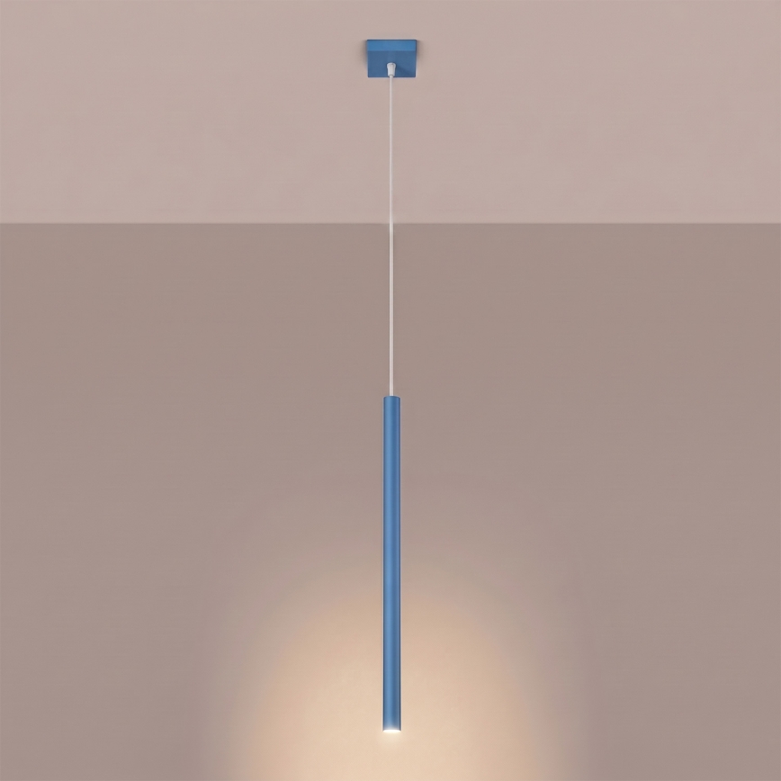 Hängeleuchte PASTELO an Kabel 1xG9/8W/230V blau