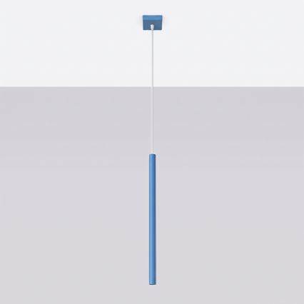 Hängeleuchte PASTELO an Kabel 1xG9/8W/230V blau