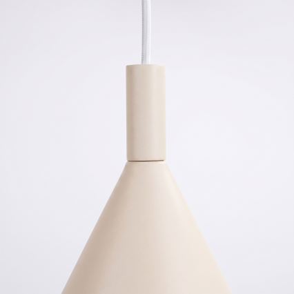 Pendelleuchte NOX, Kabelaufhängung, 1x E27/15W/230V, cremefarben