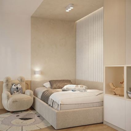 Wandleuchte AURA 1xGX53/10W/230V weiß