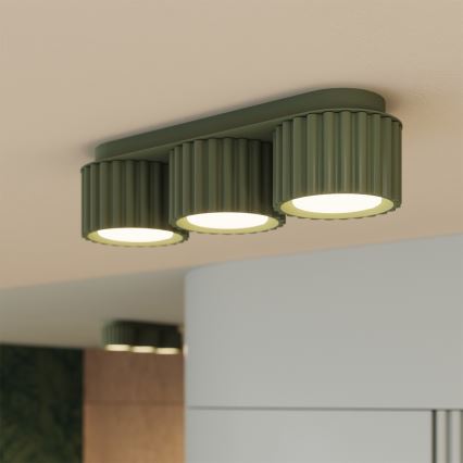 Spotleuchte AURA 3xGX53/10W/230V grün