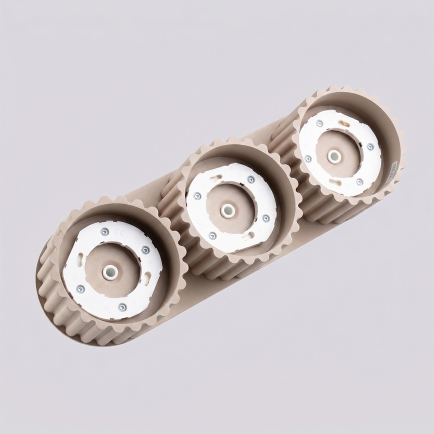 Spotleuchte AURA 3xGX53/10W/230V taupe