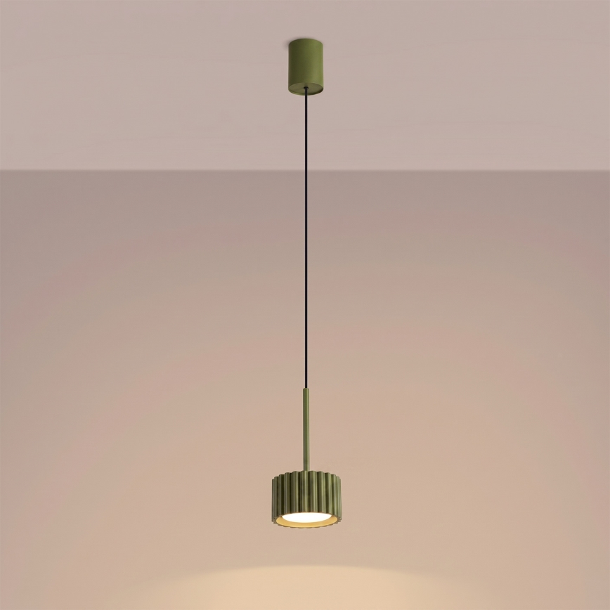 Hängeleuchte AURA mit Kabel 1xGX53/10W/230V grün