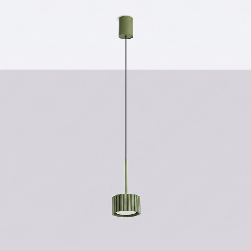 Hängeleuchte AURA mit Kabel 1xGX53/10W/230V grün