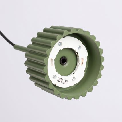 Hängeleuchte AURA mit Kabel 1xGX53/10W/230V grün