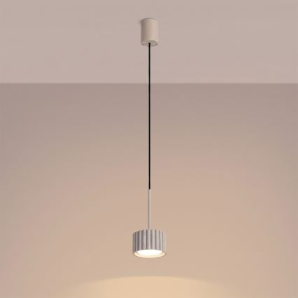 Pendelleuchte mit Kabelaufhängung AURA 1xGX53/10W/230V taupe