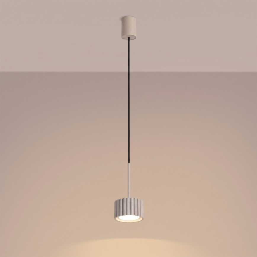 Pendelleuchte mit Kabelaufhängung AURA 1xGX53/10W/230V taupe