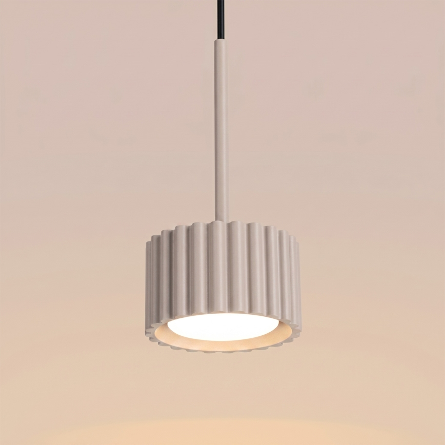 Pendelleuchte mit Kabelaufhängung AURA 1xGX53/10W/230V taupe